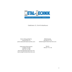 Katalog części zamiennych - Chwytak do bel MAX Katalog części zamiennych - Chwytak do bel MAX